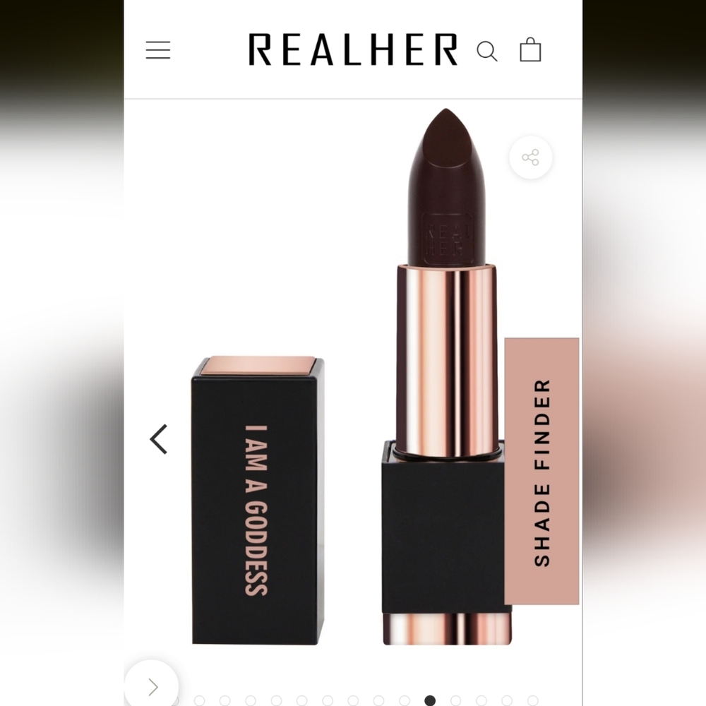 NEW✨ REALHER I Am A Goddess Matte Lipstick - Plum